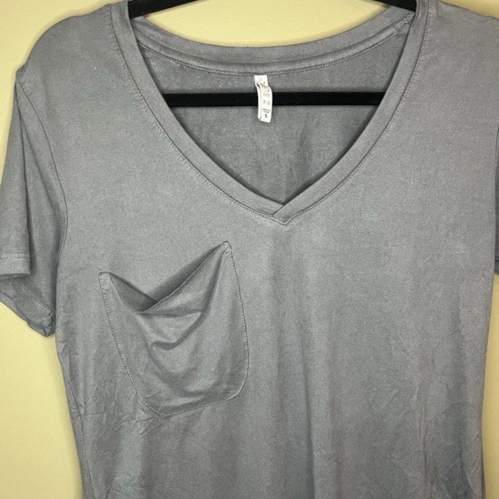 Z Supply Moss Grey Pocket Tee Women’s Small
